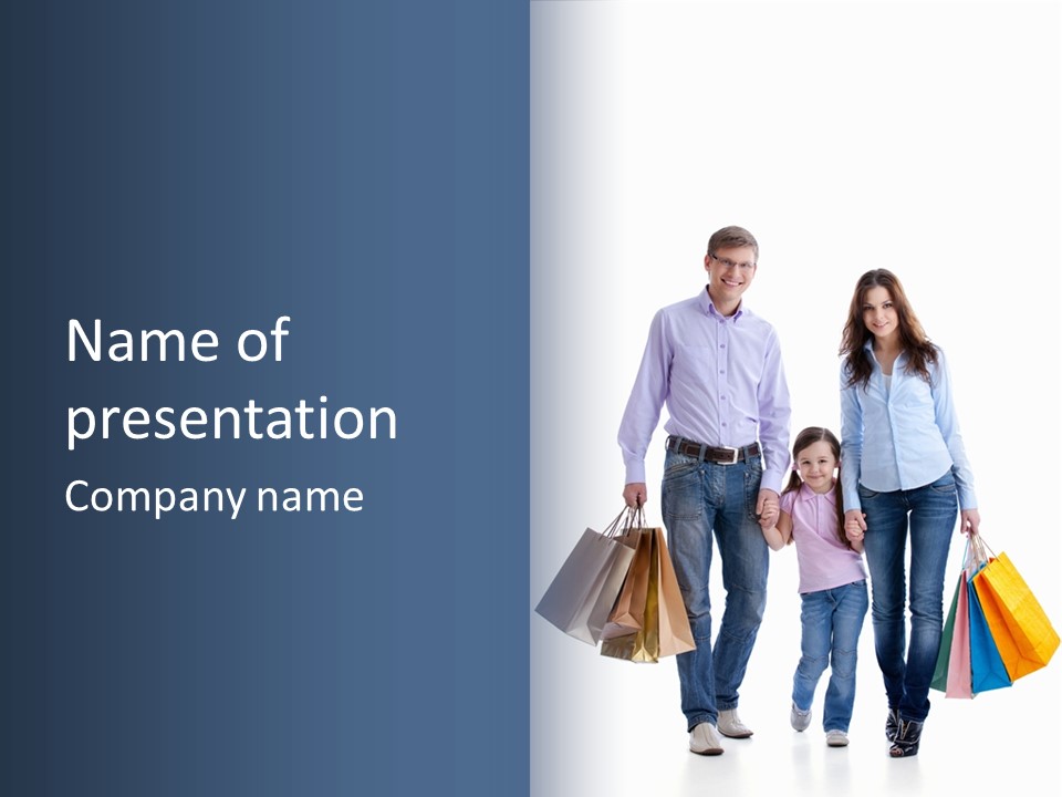 Retail Hobbies Female PowerPoint Template