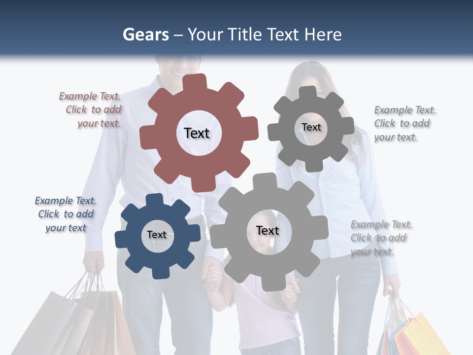 Retail Hobbies Female PowerPoint Template