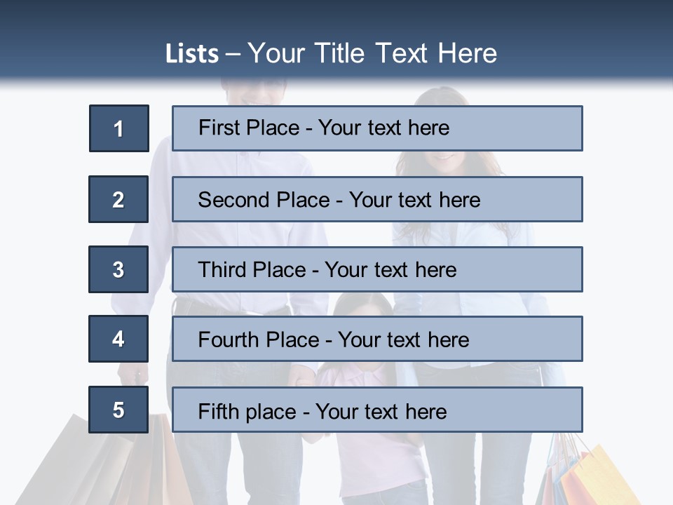 Retail Hobbies Female PowerPoint Template
