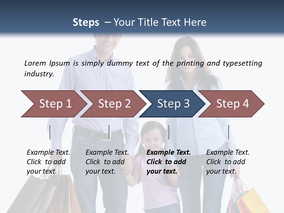 Retail Hobbies Female PowerPoint Template