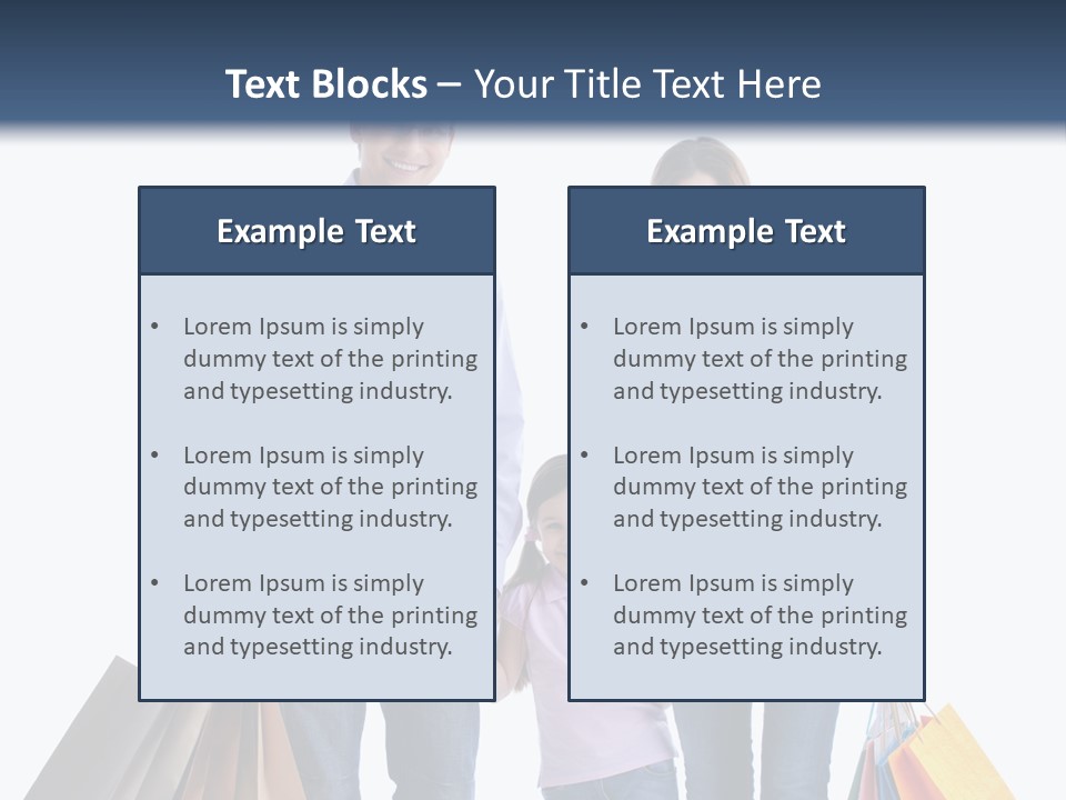 Retail Hobbies Female PowerPoint Template