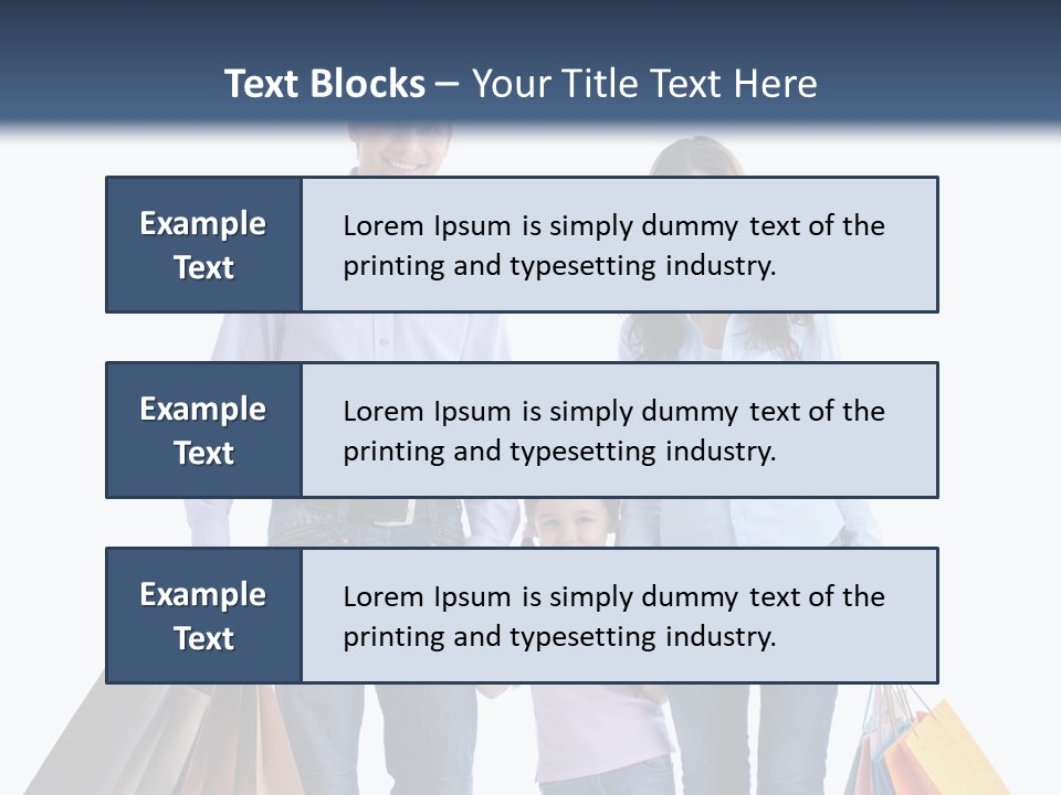 Retail Hobbies Female PowerPoint Template