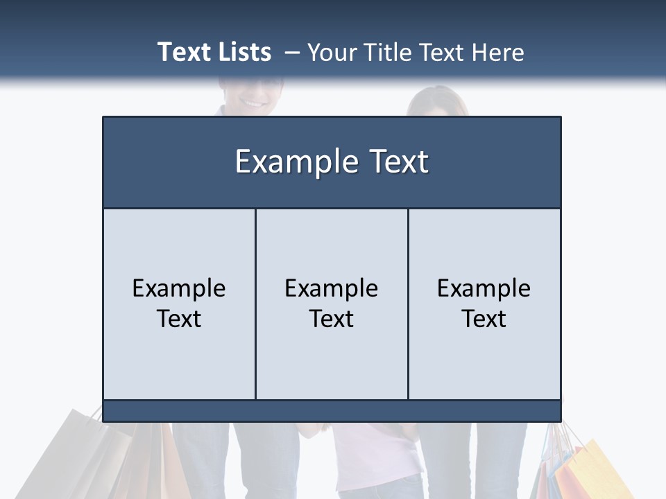 Retail Hobbies Female PowerPoint Template