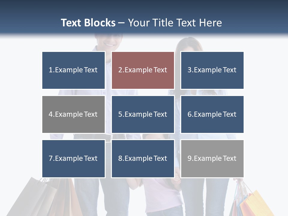 Retail Hobbies Female PowerPoint Template