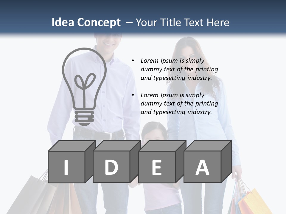 Retail Hobbies Female PowerPoint Template