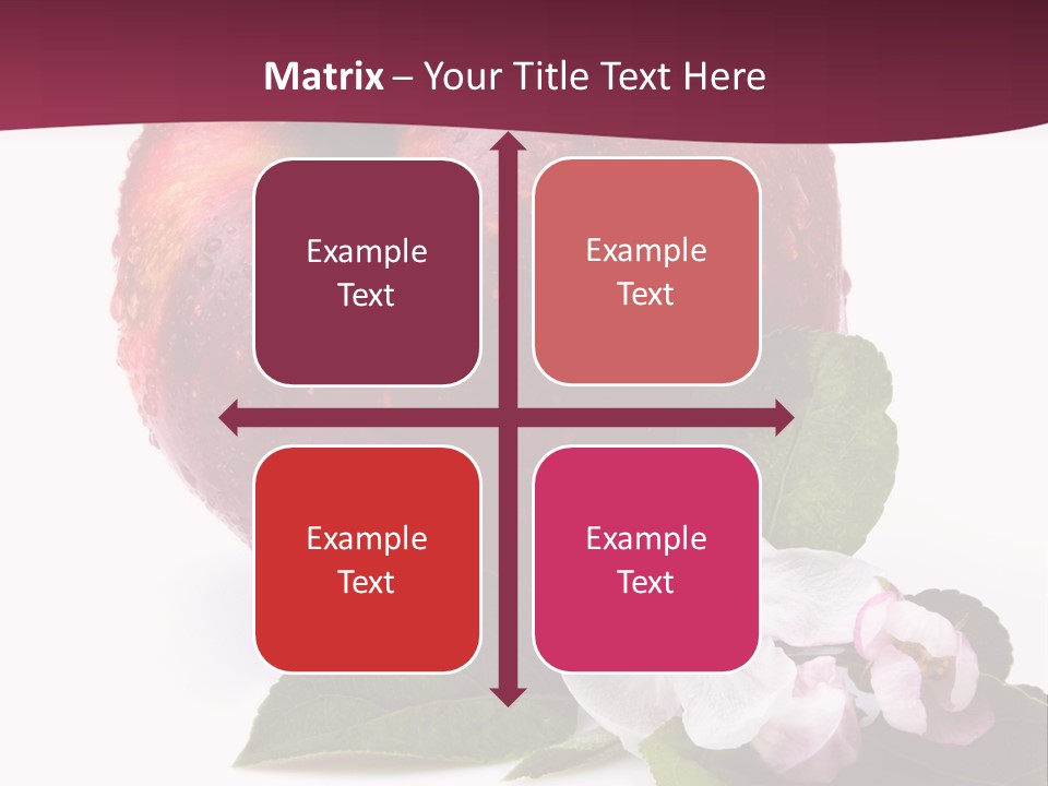 Droplet Ripe Single PowerPoint Template