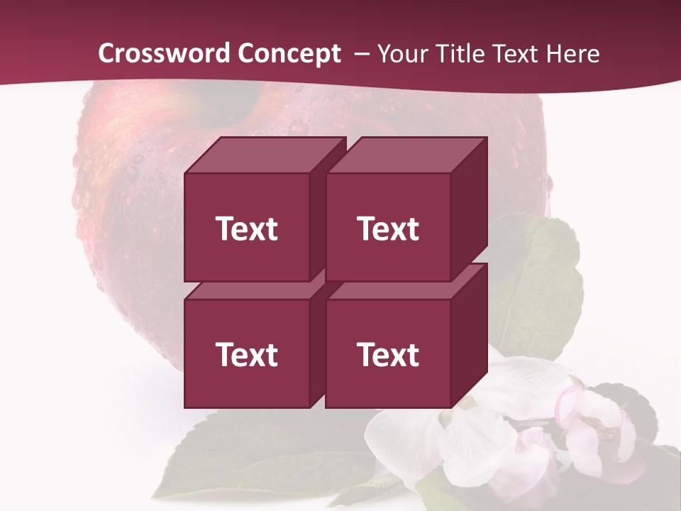 Droplet Ripe Single PowerPoint Template