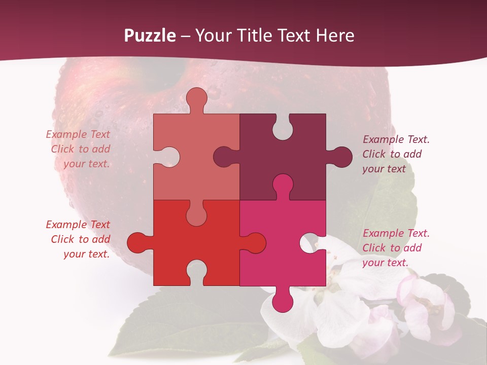 Droplet Ripe Single PowerPoint Template