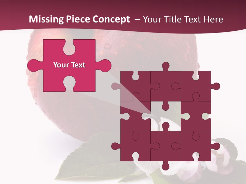 Droplet Ripe Single PowerPoint Template