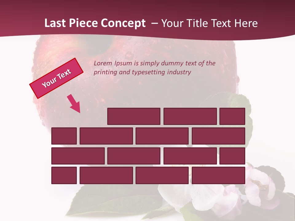 Droplet Ripe Single PowerPoint Template