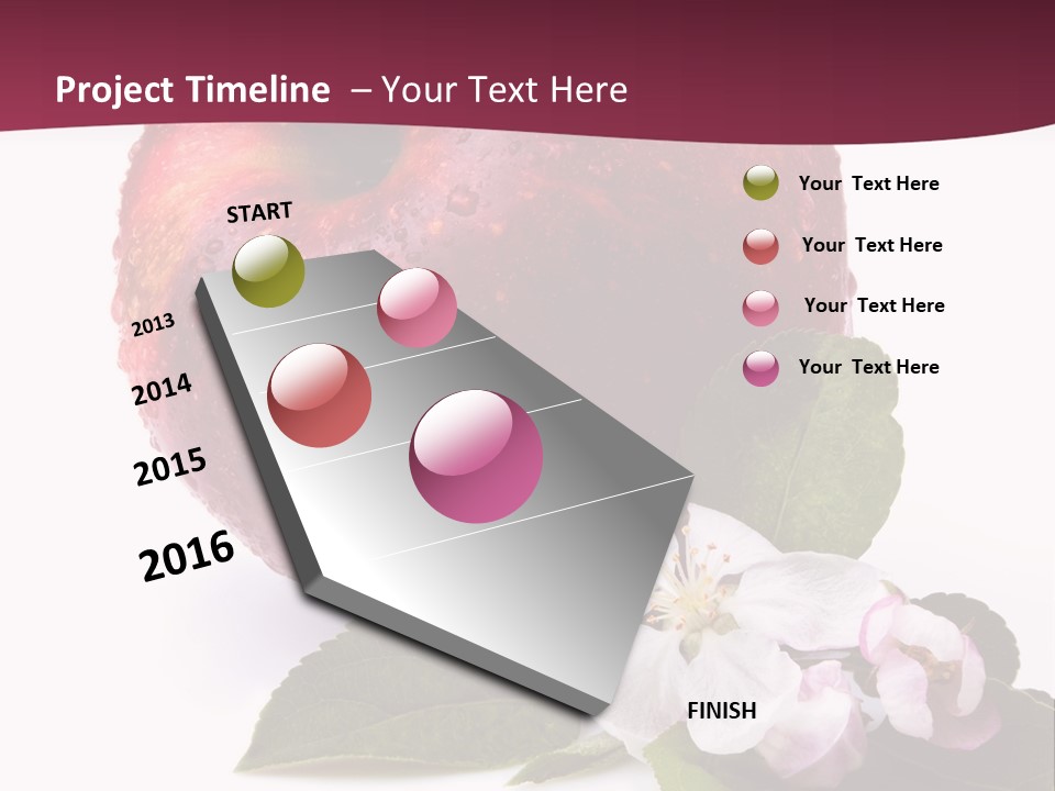 Droplet Ripe Single PowerPoint Template