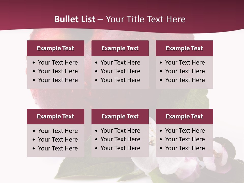 Droplet Ripe Single PowerPoint Template