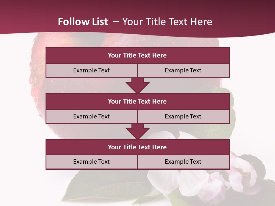 Droplet Ripe Single PowerPoint Template