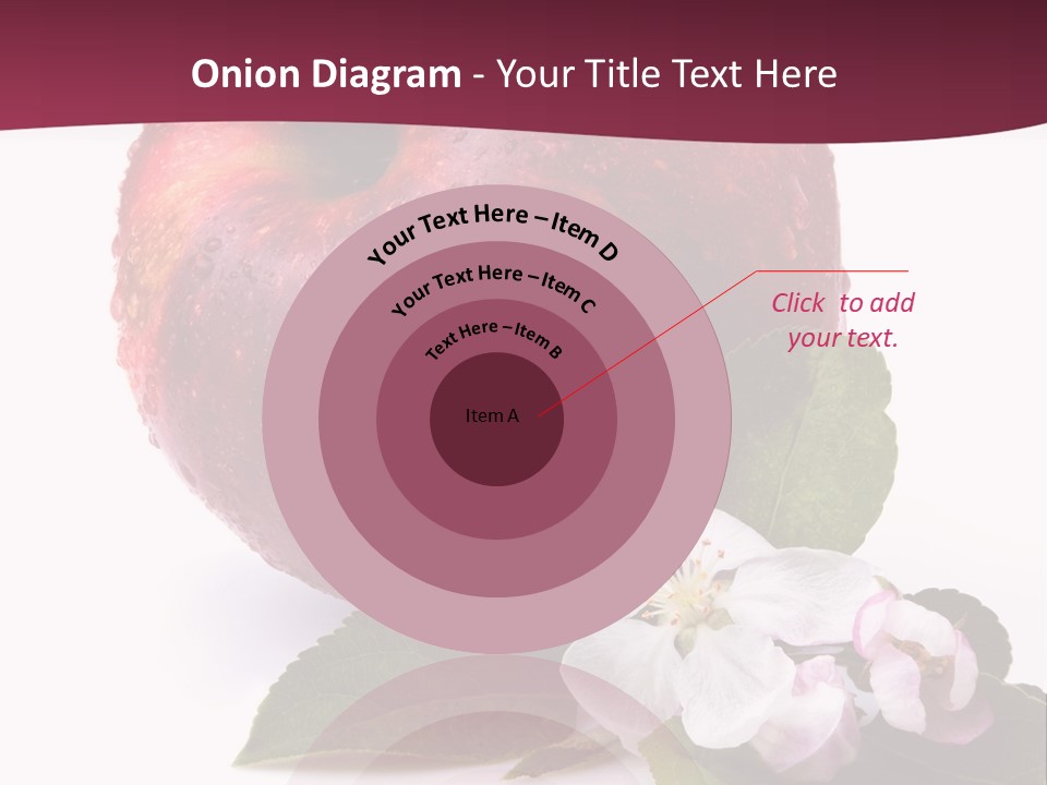 Droplet Ripe Single PowerPoint Template