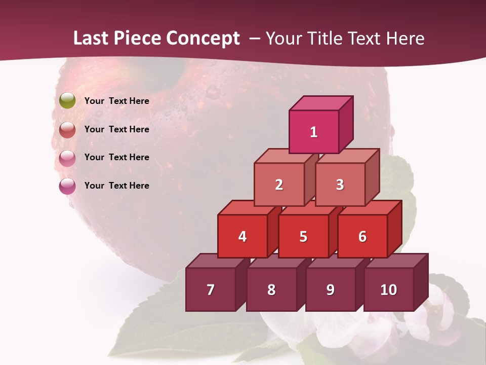 Droplet Ripe Single PowerPoint Template