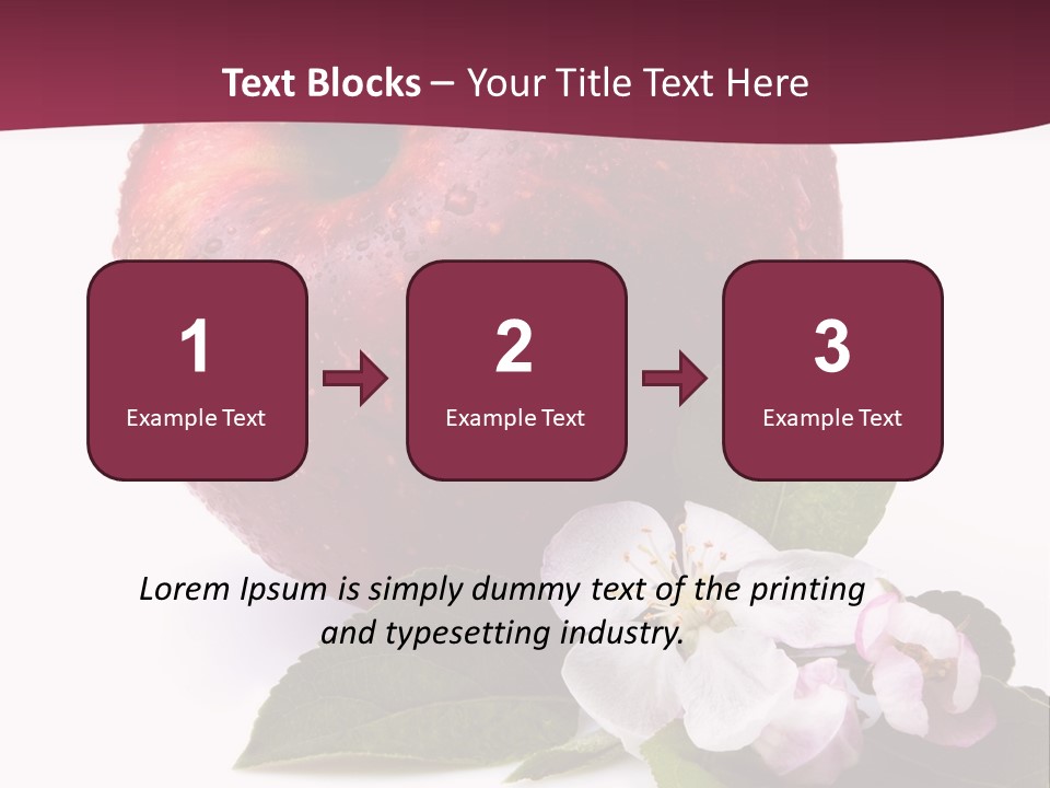 Droplet Ripe Single PowerPoint Template
