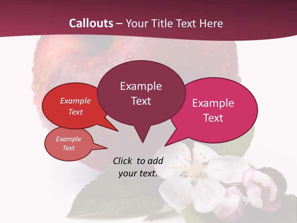 Droplet Ripe Single PowerPoint Template