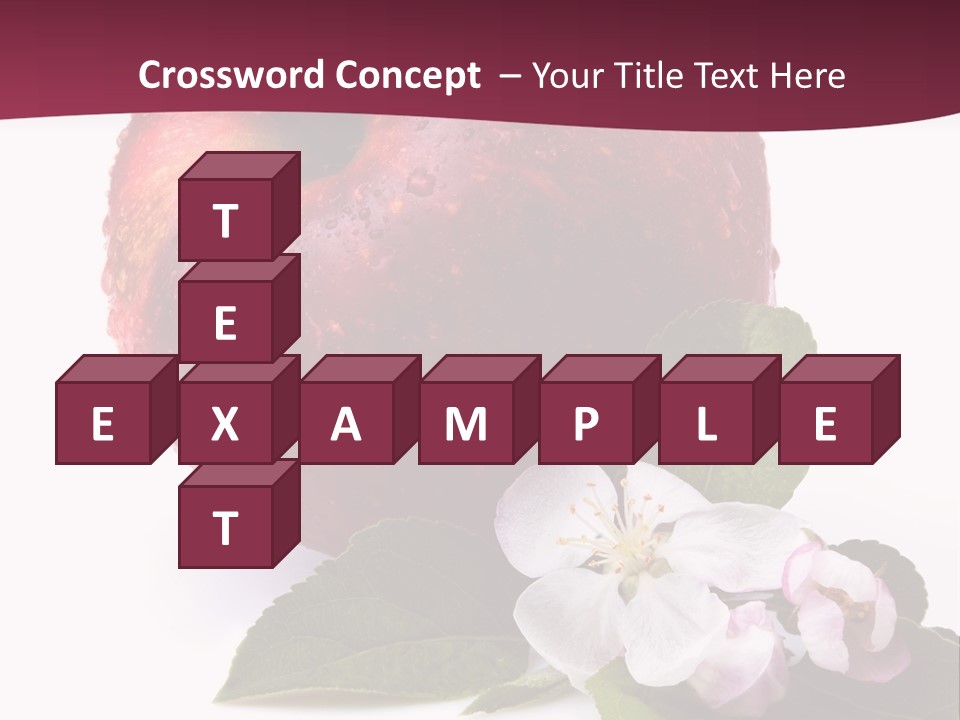 Droplet Ripe Single PowerPoint Template