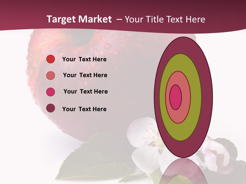 Droplet Ripe Single PowerPoint Template