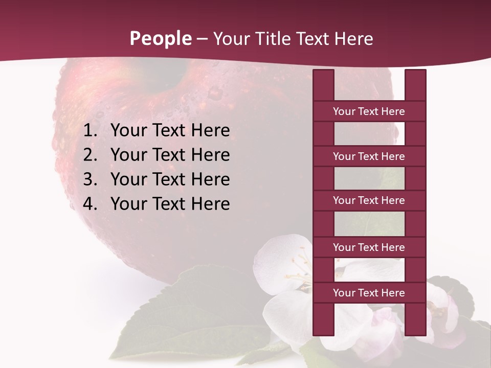 Droplet Ripe Single PowerPoint Template
