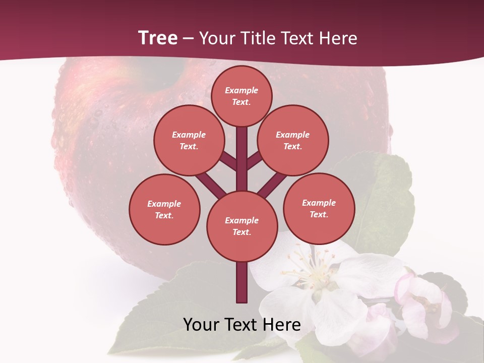 Droplet Ripe Single PowerPoint Template