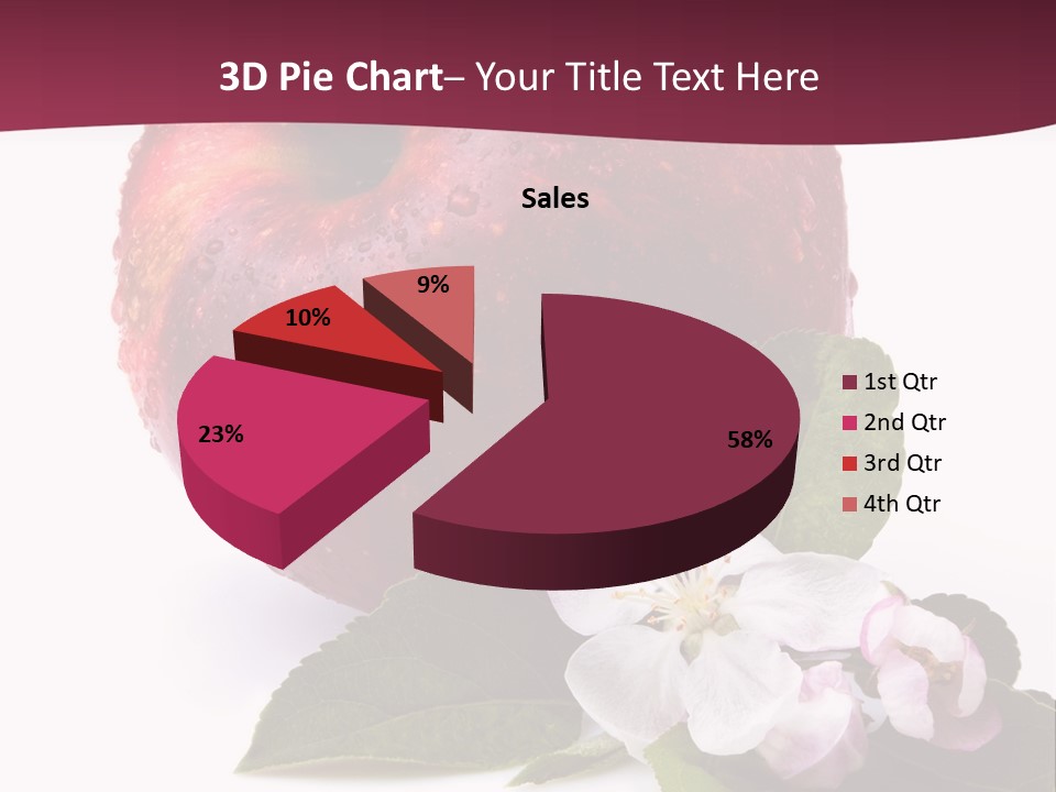 Droplet Ripe Single PowerPoint Template