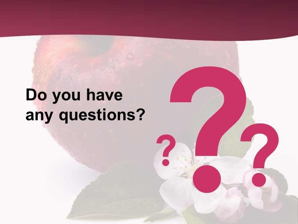 Droplet Ripe Single PowerPoint Template