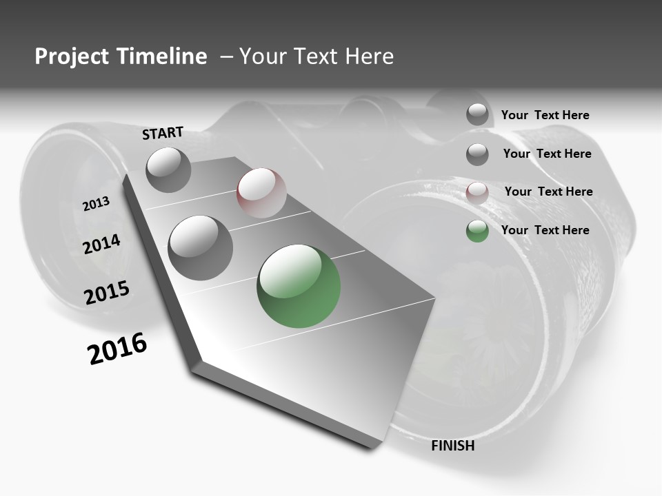 Bright Light Sun Isolated PowerPoint Template