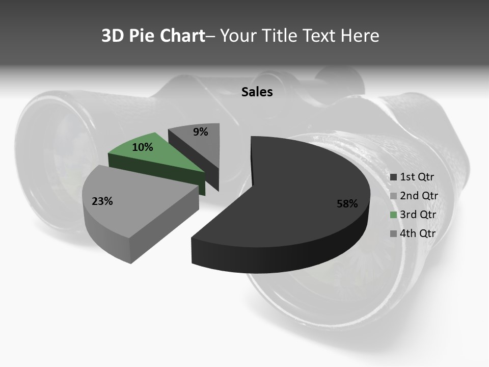 Bright Light Sun Isolated PowerPoint Template