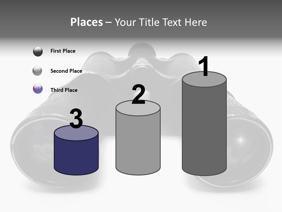 Travel Bright Light Landscape PowerPoint Template