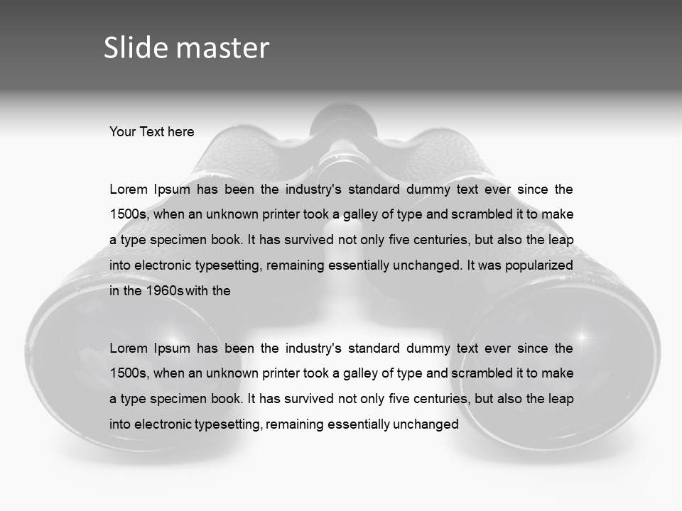 Travel Bright Light Landscape PowerPoint Template