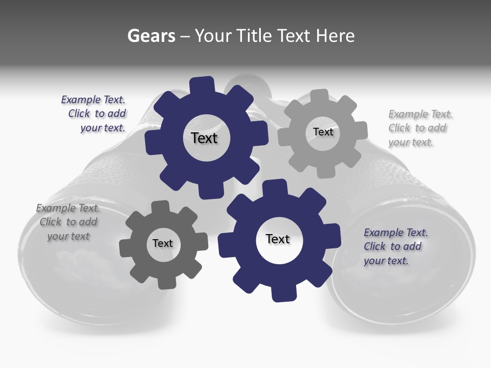 Travel Bright Light Landscape PowerPoint Template