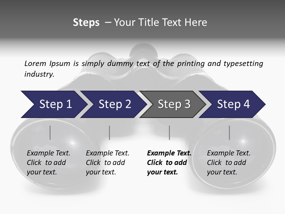 Travel Bright Light Landscape PowerPoint Template
