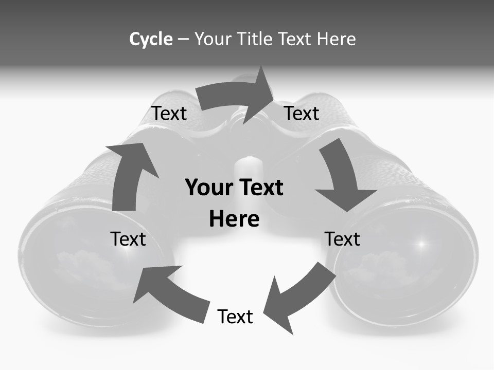 Travel Bright Light Landscape PowerPoint Template