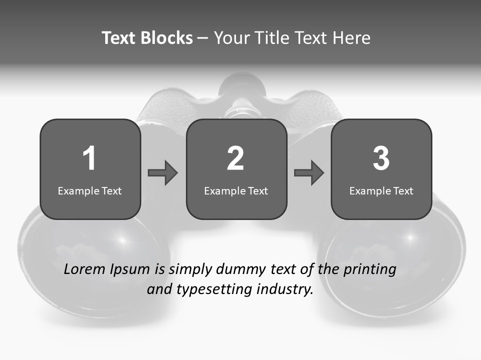 Travel Bright Light Landscape PowerPoint Template