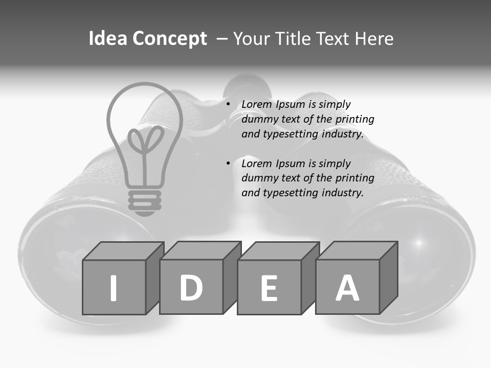 Travel Bright Light Landscape PowerPoint Template