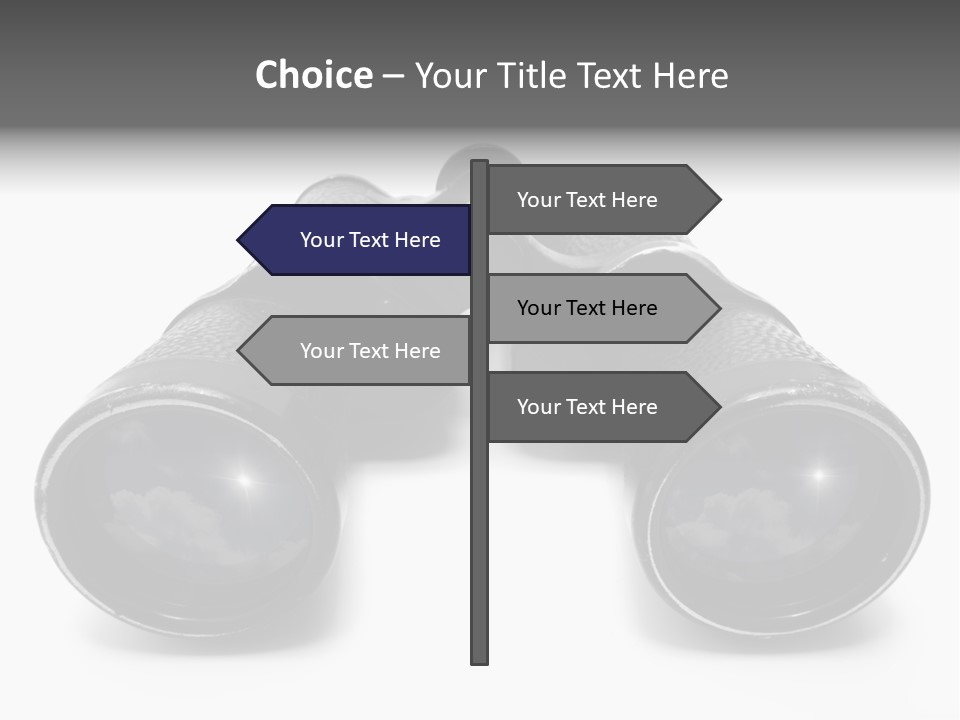 Travel Bright Light Landscape PowerPoint Template
