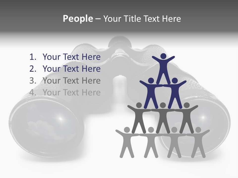 Travel Bright Light Landscape PowerPoint Template