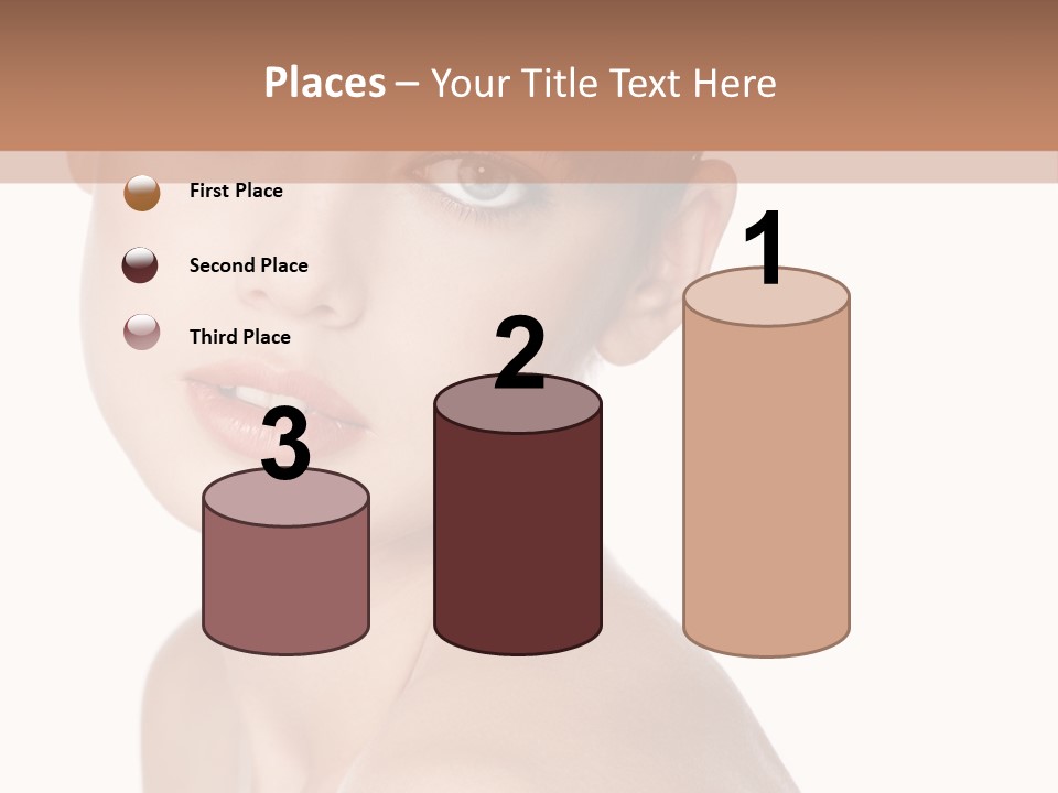 Person Skin Posing PowerPoint Template