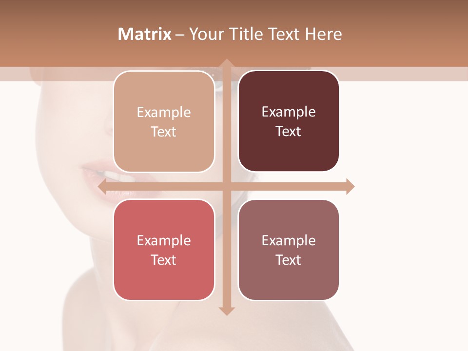 Person Skin Posing PowerPoint Template