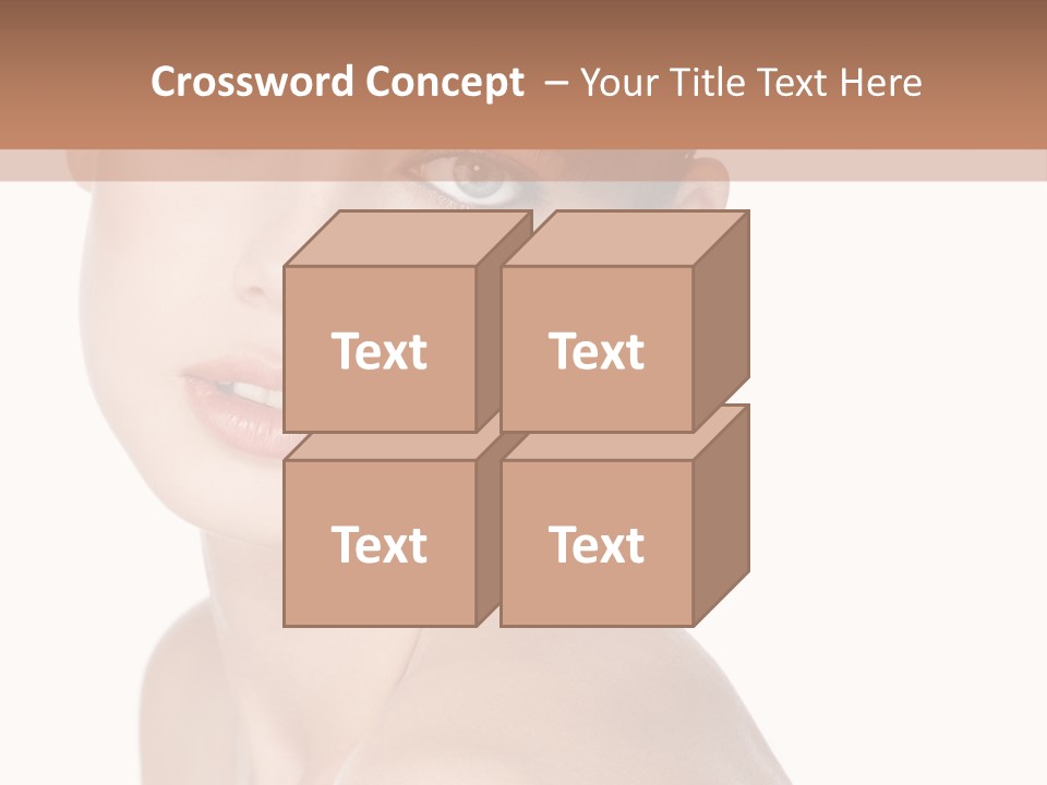 Person Skin Posing PowerPoint Template