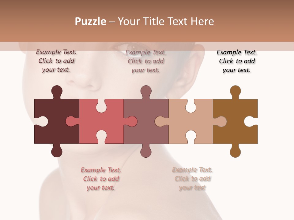 Person Skin Posing PowerPoint Template