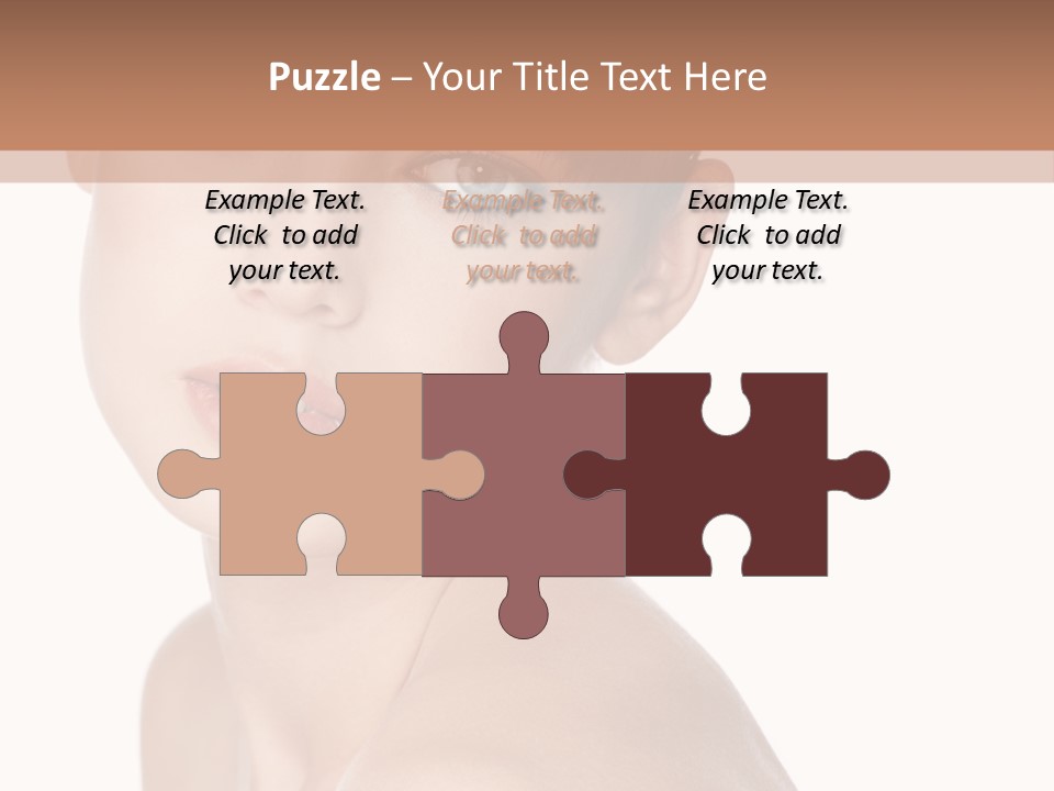 Person Skin Posing PowerPoint Template