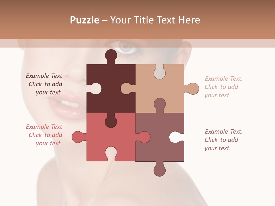 Person Skin Posing PowerPoint Template