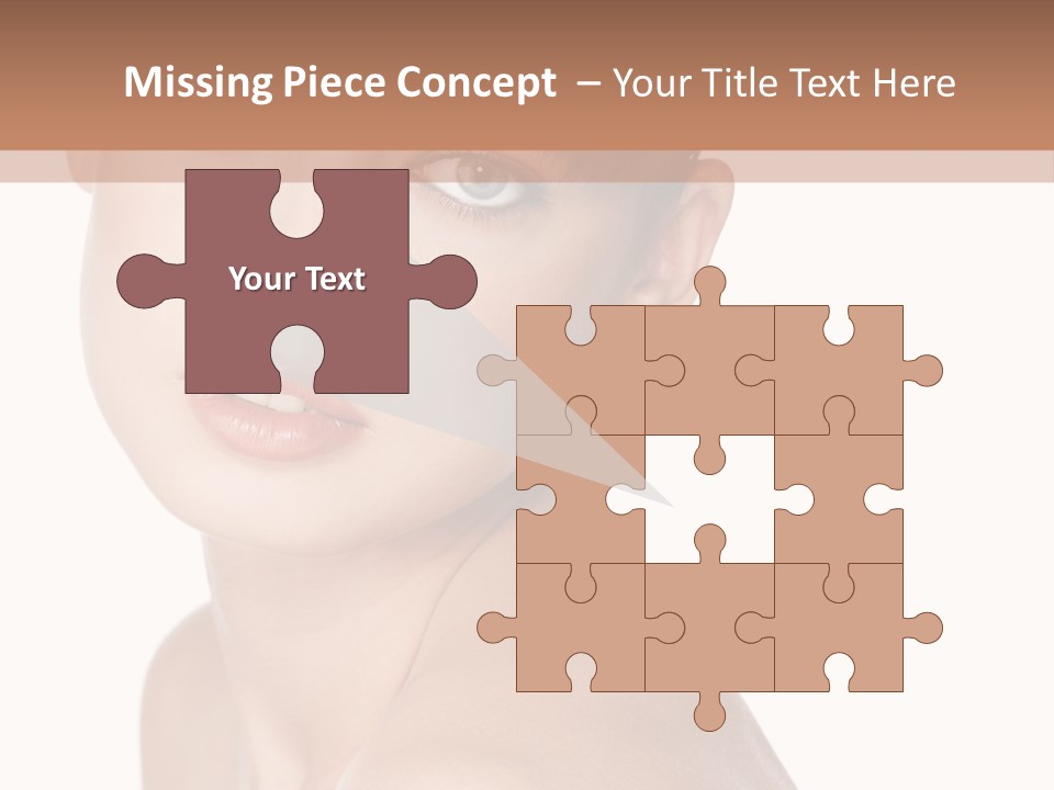 Person Skin Posing PowerPoint Template