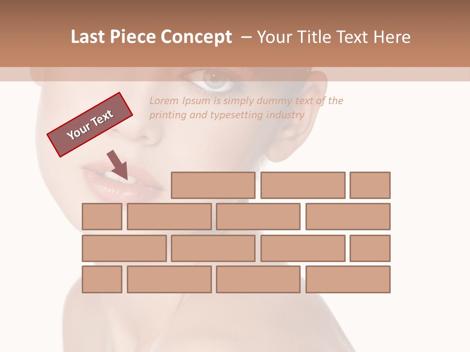 Person Skin Posing PowerPoint Template