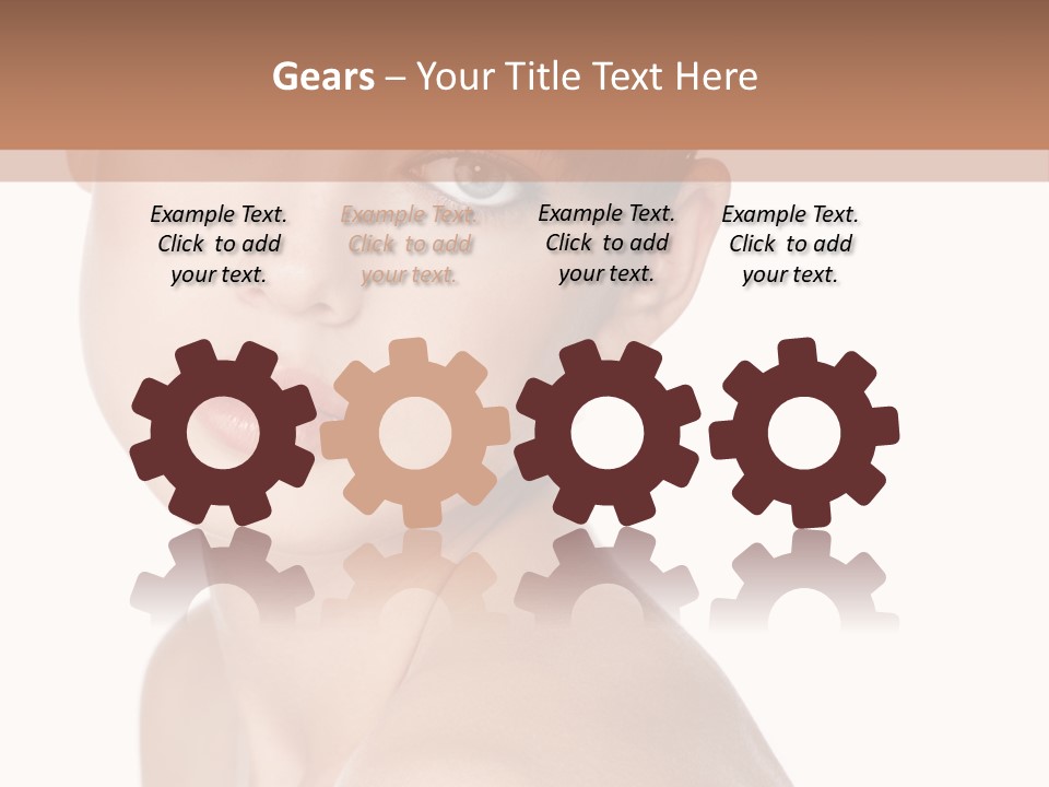 Person Skin Posing PowerPoint Template