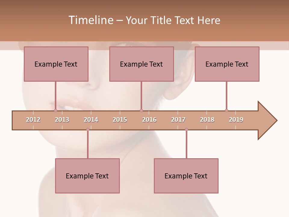 Person Skin Posing PowerPoint Template