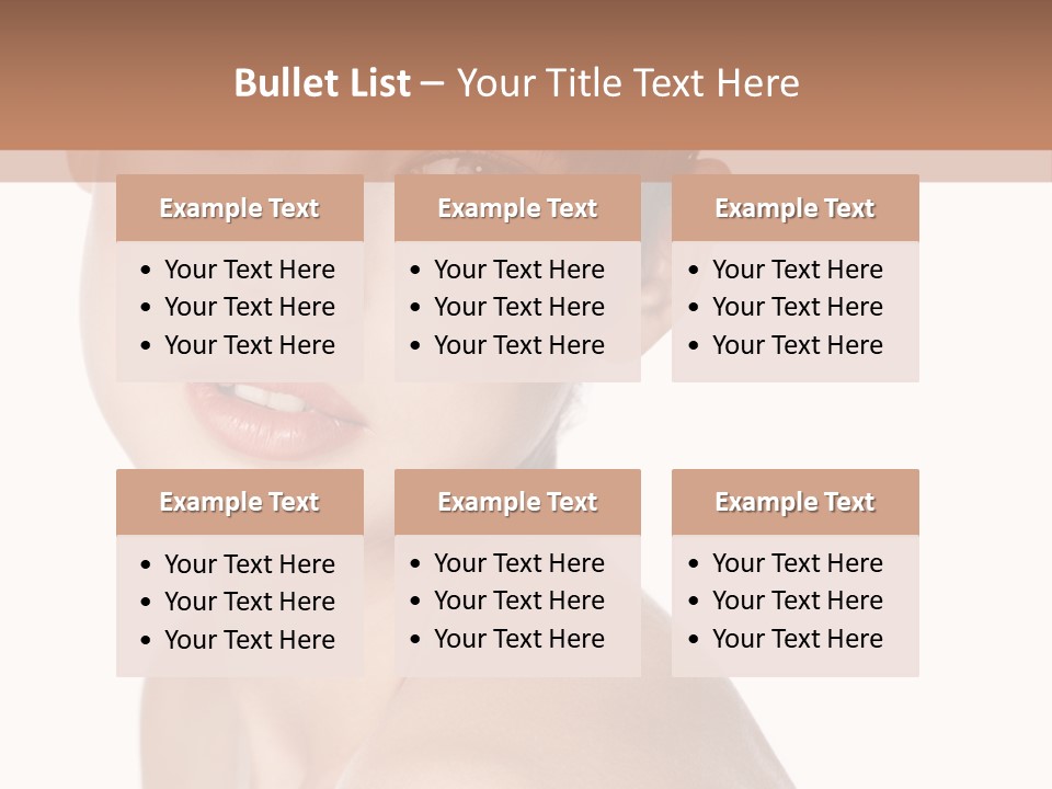 Person Skin Posing PowerPoint Template