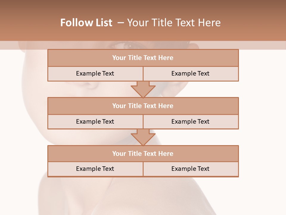 Person Skin Posing PowerPoint Template